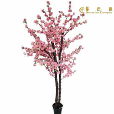 ホーム人工桃の花の木